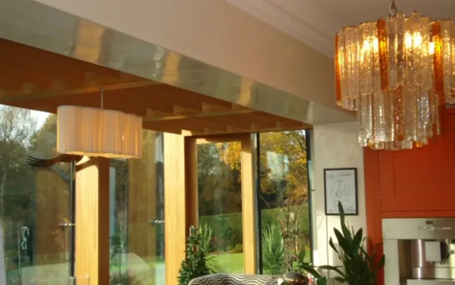 Marmorino polished plaster texture detail
