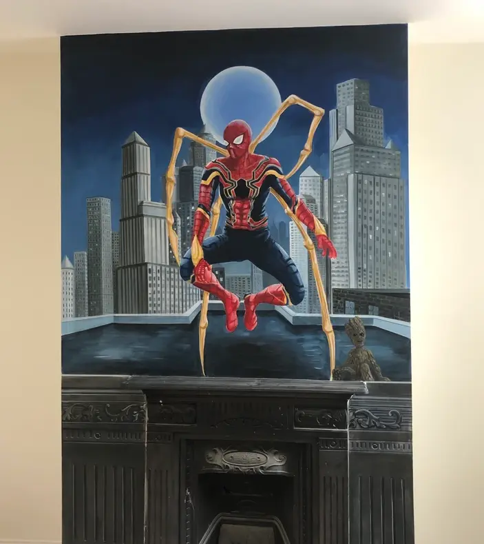 Spiderman Wall - Interior